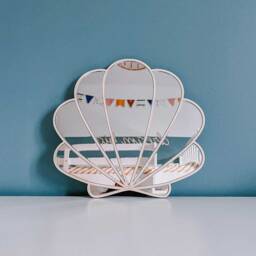 Shell Shatterproof Mirror - Perfect Gift For Bedroom & Nursery Mermaid Seashell - thumbnail 3
