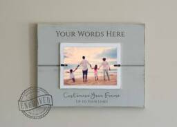 Custom Photo Frame, Personalize, Picture Gallery Wall, Customize, Create Your Own Frame, Mom Dad Gift, Grandparent Present - thumbnail 1
