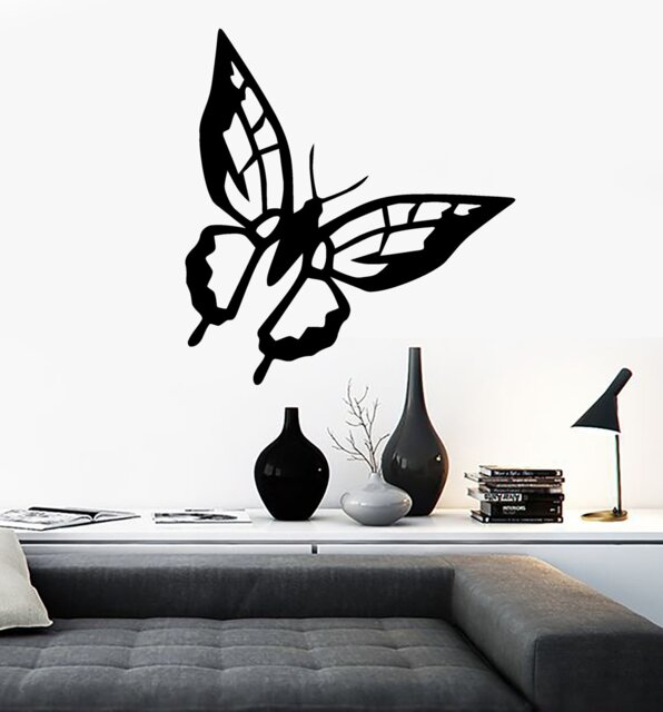 Wall Vinyl Decal Butterfly Wings Symbol Of Change & Hope Cool Abstract Modern Home Decor - #1099Dz - image 1