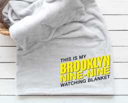 This Is My Brooklyn 99 Watching Blanket - Cozy Personalised B99 Nine Anatomy Fan - thumbnail 1