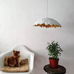 Paper Lamp Shade - Modern Pendant Lighting Lampshade Ceiling Mache Light Loft Lampadario - thumbnail 3