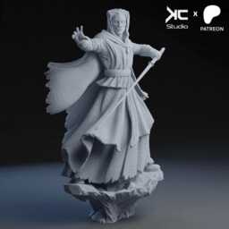 Veiled Dark Lord - Void Mythic Horror Sci-Fi Darth Nihilus Resin Figure 16K - thumbnail 4