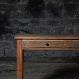 Vintage Reclaimed Wood Console Table Rustic Farmhouse Entryway Table - thumbnail 3