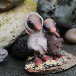 Ooak Creature Art Doll Critters - thumbnail 3