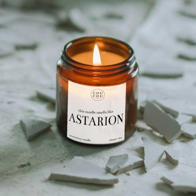 Smells Like Astarion Candle, Baldur's Gate 3 Gaming Gift, Luxury Soy Wax - image 1