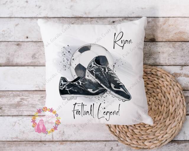 Football Cushion, Pillow, For Him, Gift, Football, Team, Gift Dad, Coach - image 1