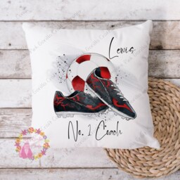 Football Cushion, Pillow, For Him, Gift, Football, Team, Gift Dad, Coach - thumbnail 3