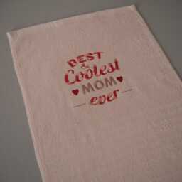 Terry Bath Towels With Mother's Day Embroidery - thumbnail 3
