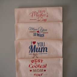 Terry Bath Towels With Mother's Day Embroidery - thumbnail 4