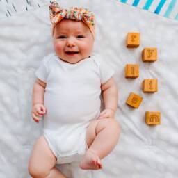 Personalized Maple Wood Name Blocks - Engraved Nursery Decor - thumbnail 2
