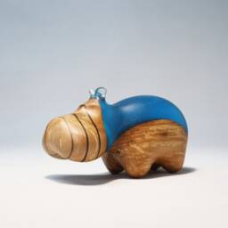 Duo Hippopotamus Sculpture - 4 - thumbnail 2