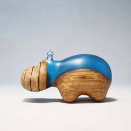 Duo Hippopotamus Sculpture - 4
