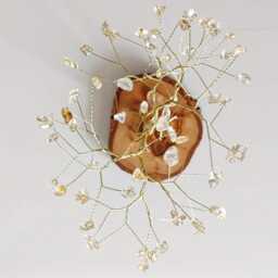 Citrine Wire Tree, 13Th Anniversary Gift, Gift For Parents - thumbnail 2