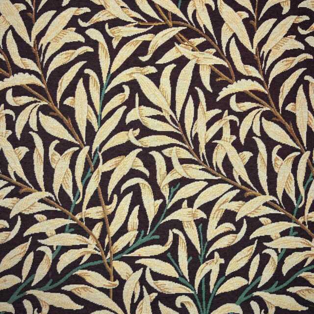 Custom Made William Morris Willow Bough Ebony Blackout/Lining Curtains 3 - image 1