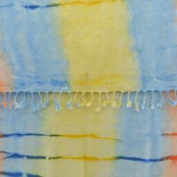 Painted Towel, Colorful Towel, Surfer Beach Towel, Batik Towel, Turkish Towel, Dye Towel, 38''x65 - thumbnail 2
