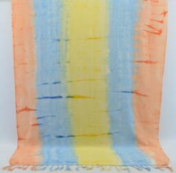 Painted Towel, Colorful Towel, Surfer Beach Towel, Batik Towel, Turkish Towel, Dye Towel, 38''x65