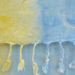Painted Towel, Colorful Towel, Surfer Beach Towel, Batik Towel, Turkish Towel, Dye Towel, 38''x65 - thumbnail 3
