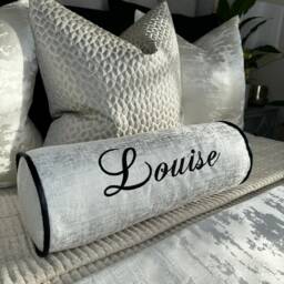 Personalised Luxury Cushion - Personalized Pillow Gift For Her Wedding Birthday Present Bridesmaid Mother's Day - thumbnail 2