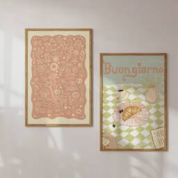 Buongiorno Breakfast Croissant Cuisine. Poster - thumbnail 3