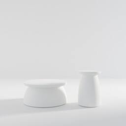 Wabi Sabi Coffee Table Set Japandi Modern Home Decor - thumbnail 4