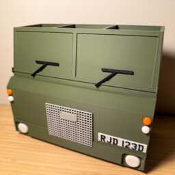 Land Rover 101 Forward Control Inspired Personalised Pen Pot - thumbnail 3