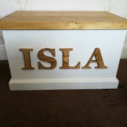Personalised Toy Box Handmade With Soft Close Lid - thumbnail 2