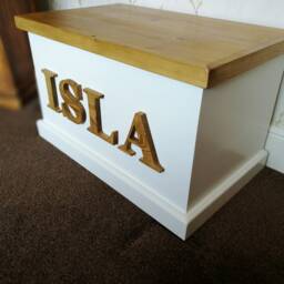 Personalised Toy Box Handmade With Soft Close Lid - thumbnail 3