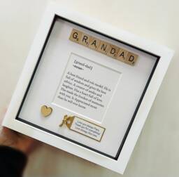 Personalised Grandad Frame. Meaning. Grandpa Gift. Fathers Day - thumbnail 1