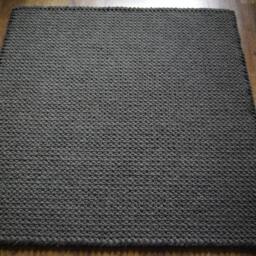 Handmade Wool Rug, Scandinavian Style, Organic Home Decor - thumbnail 4
