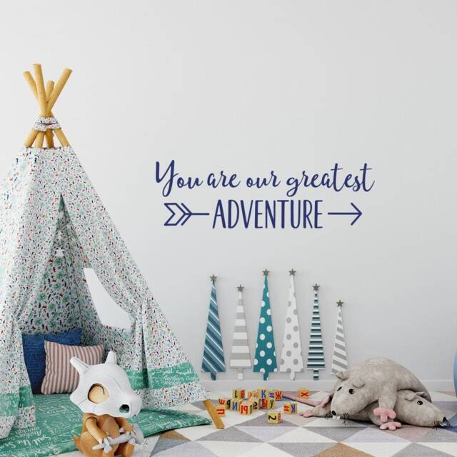 Adventure Nursery Wall Decal Woodland Arrow Decor Ww82 - image 1