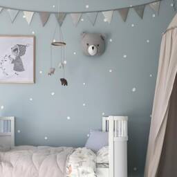 Hand Drawn Polka Dots - Vinyl Wall Decals Multi Colours Irregular Spots Decal Stickers Baby Boys Girls Nursery Kids Room - thumbnail 3