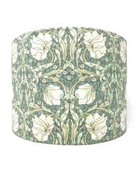 William Morris Pimpernel Lampshade Green Art Nouveau Lamp Shade