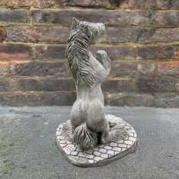 Outdoor Prancing Horse Sculpture Concrete Ferrari Statue Stone Figurine Cement Animal Ornament Horse Lover Gift Yard Decoration - thumbnail 3