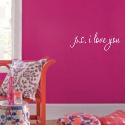 "Ps I Love You Wall Decal Quote 1166 - 36"" Wide X 13" - thumbnail 2
