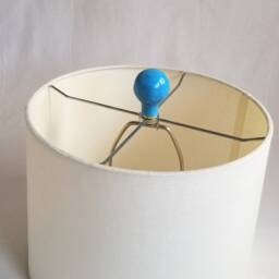 Pair Of Lamp Finials. Large Ceramic Balls. Handmade Organic Shapes. Color Options