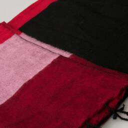 Hand-Loomed Yak Wool Blanket Soft Striped Shawl Wrap, Nepal - thumbnail 4