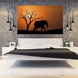 Painteeze Safari Painting Like Wall Decal, Sticker, Elephants Cfb 123 - thumbnail 2