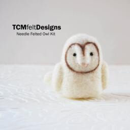 Needle Felting Owl Kit, Wool Diy Complete Bird Fiber Kit For Beginners