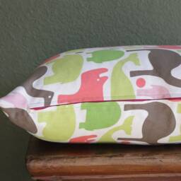 Multi Color Dino Kids Pillow Cover/Kid Decorative Nursery Throw Dinosaur Cushion Cover/Gift For Baby Shower - thumbnail 4