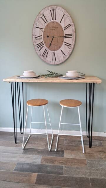 Breakfast Bar - Handcrafted High Table Galley Industrial Kitchen - image 1