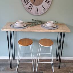 Breakfast Bar - Handcrafted High Table Galley Industrial Kitchen - thumbnail 2