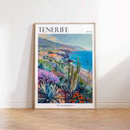 Tenerife Travel Poster Spanish Island Art Print - thumbnail 3