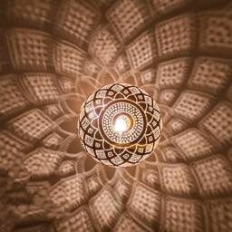 Moroccan Brass Pendant Light Chandelier For Home Decor, Handmade Ball Ceiling Bar, Unique Hanging Lamp Fixture - thumbnail 4