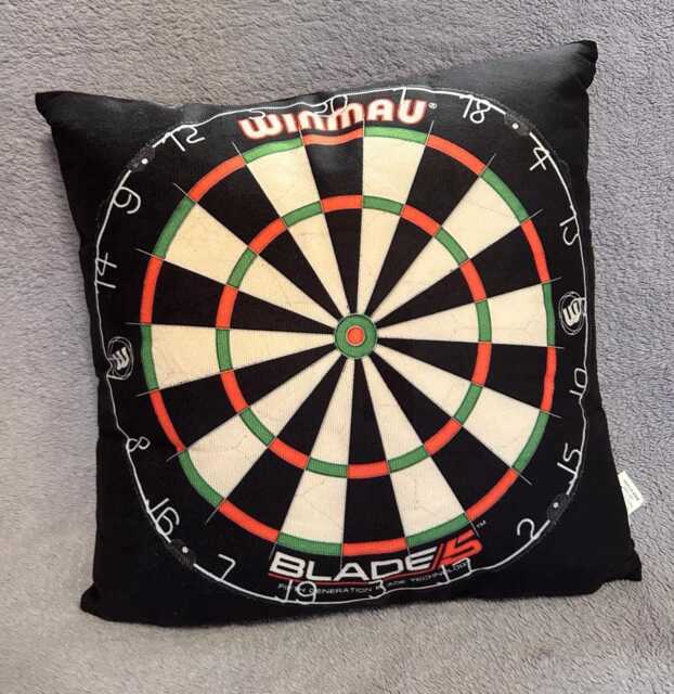 Dartboard Pillow Double-Sided Print, Gift For Dart Lovers - image 1