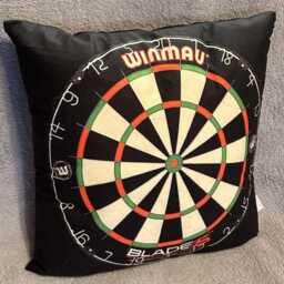 Dartboard Pillow Double-Sided Print, Gift For Dart Lovers - thumbnail 2