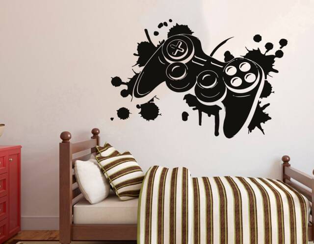 Video Game Controller Wall Decal Removable Gaming Room Decor 4000 - image 1