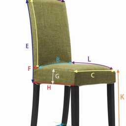 Linen Dinning Chair Cover, Custom Made Fitted Chair Cover With Skirt , Off White Farmhouse Replacement - thumbnail 3