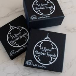 Personalised 1st Christmas As Mr & Mrs Bauble Clear Acrylic - thumbnail 2