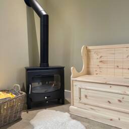 Unpainted Pine Storage Bench, Handmade Shoe Boot Room Furniture - thumbnail 4