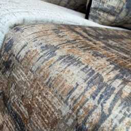 Mahali Gold Bed Runner Prestigious Textiles Luxury Brown Throw Comforter Double/King Super Handmade To Order - thumbnail 3